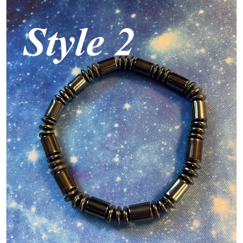 Bracelet en hématite magnétique Bracelet en hématite magnétique