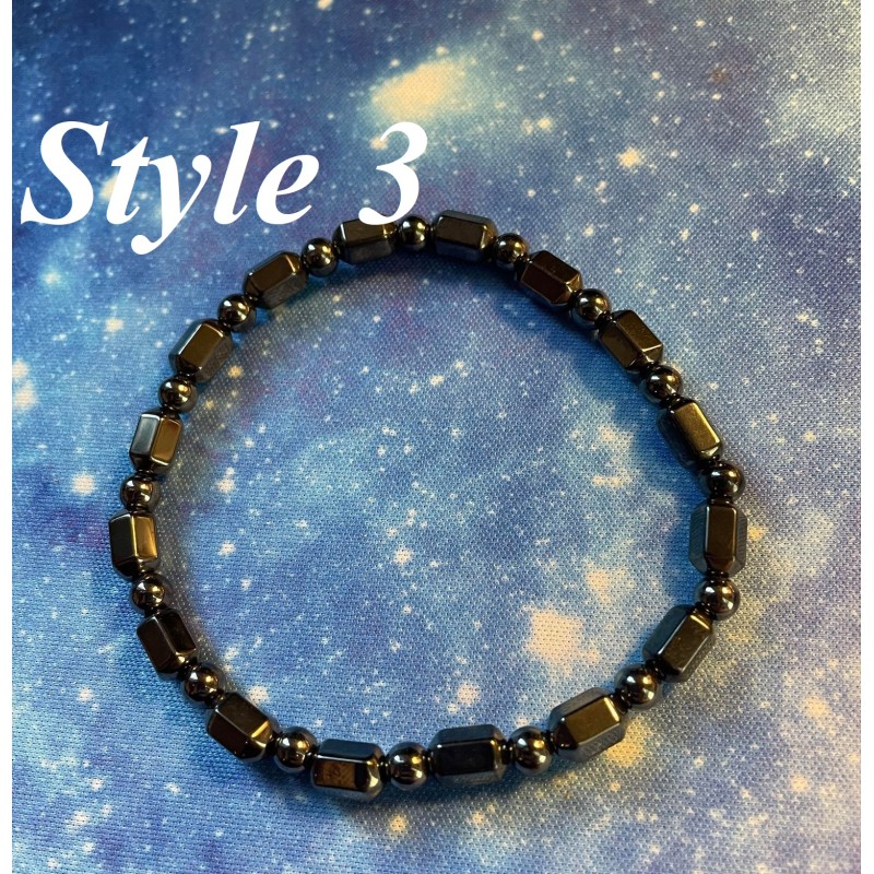Bracelet en hématite magnétique Bracelet en hématite magnétique