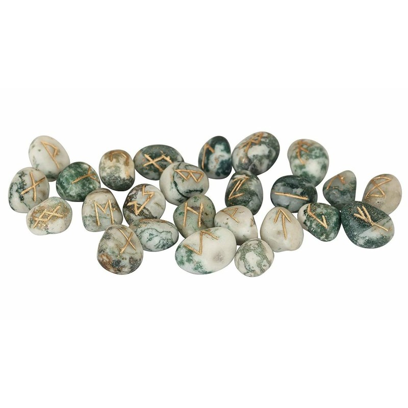 Ensemble de runes d’agate d’arbre Ensemble de runes d’agate d’arbre