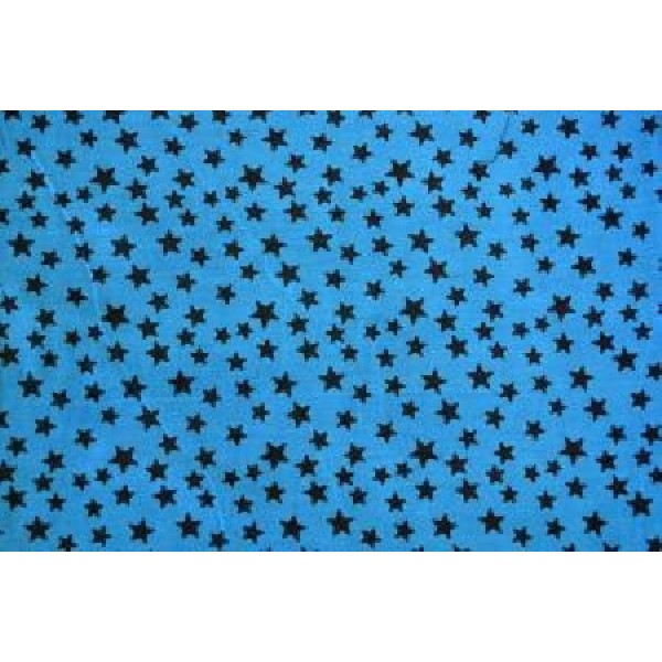 Altar Cloth/Scarf, Blue With Black Stars