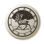 Pendentif totémique en poterie : Caribou