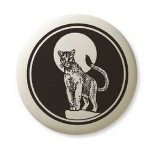 Pottery Totem Pendant: Cougar