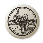 Pottery Totem Pendant: African Elephant