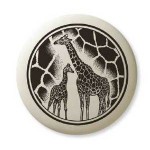 Pottery Totem Pendant: Giraffe 2