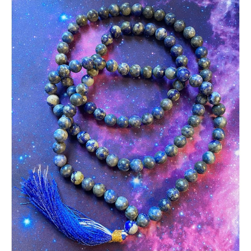 Lapis Lazuli Prayer Mala Lapis Lazuli Prayer Mala