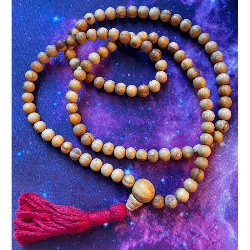 Palo Santo Wood Prayer Mala Palo Santo Wood Prayer Mala