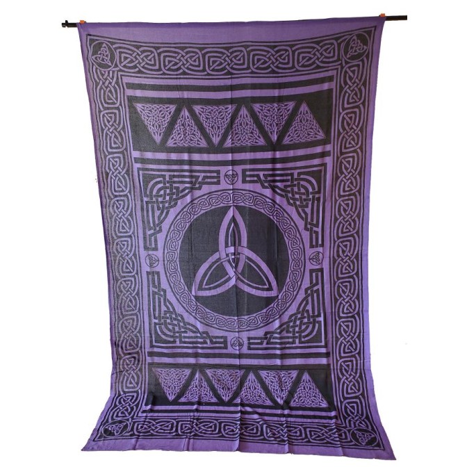 Tapisserie Triquetra pourpre Tapisserie Triquetra pourpre