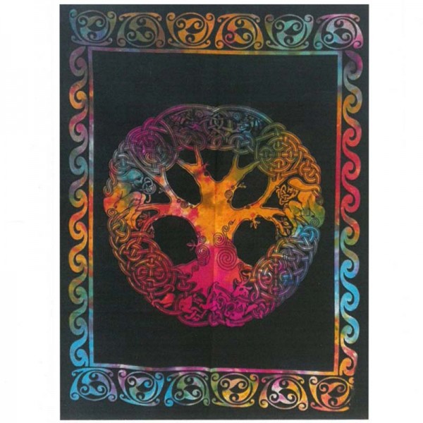 Tree Of Life Tapestry, Rainbow
