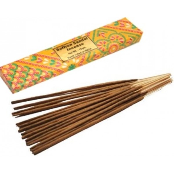 Saffron Sandalwood Incense Sticks