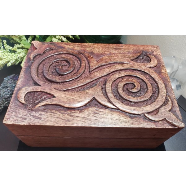 Ancient Spiral Wooden Box