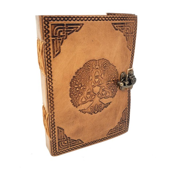 Celtic Tree Of Life Journal, Leather
