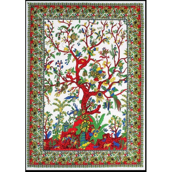 Tree Of Life Tapestry, Natural