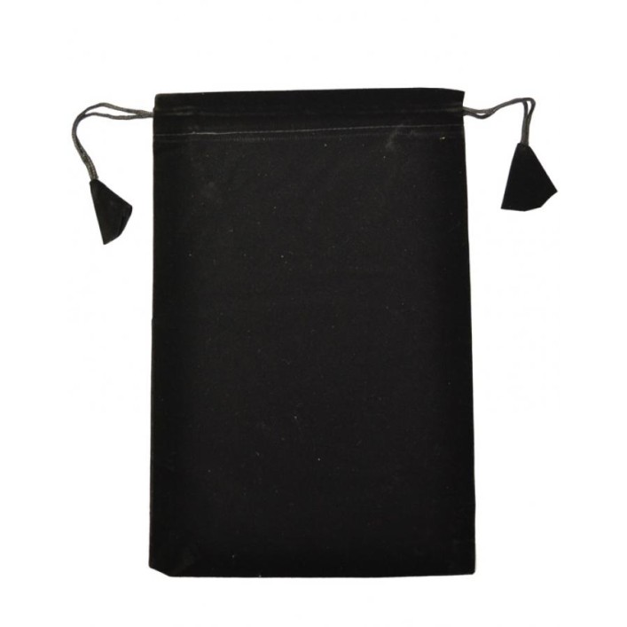 Sac en velours noir, 8 x 12 Sac en velours noir, 8 x 12