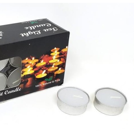 Tealight Candle: White, Unscented Tealight Candle: White, Unscented