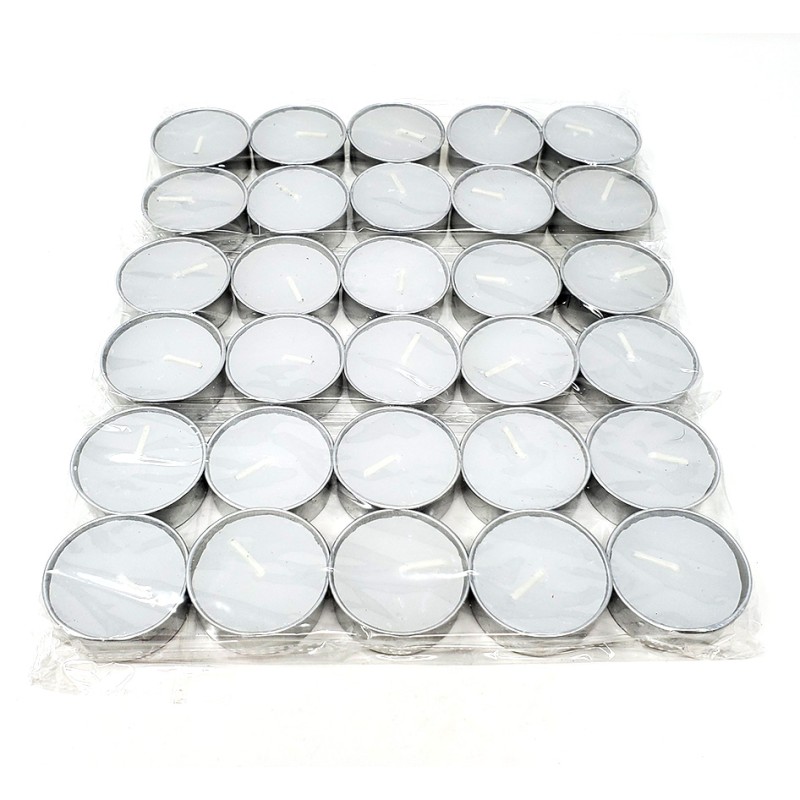 Tealight Candle: White, Unscented Tealight Candle: White, Unscented