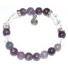 Bracelet Spirale Lépidolite & Quartz