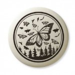 Pottery Totem Pendant: Monarch Butterfly