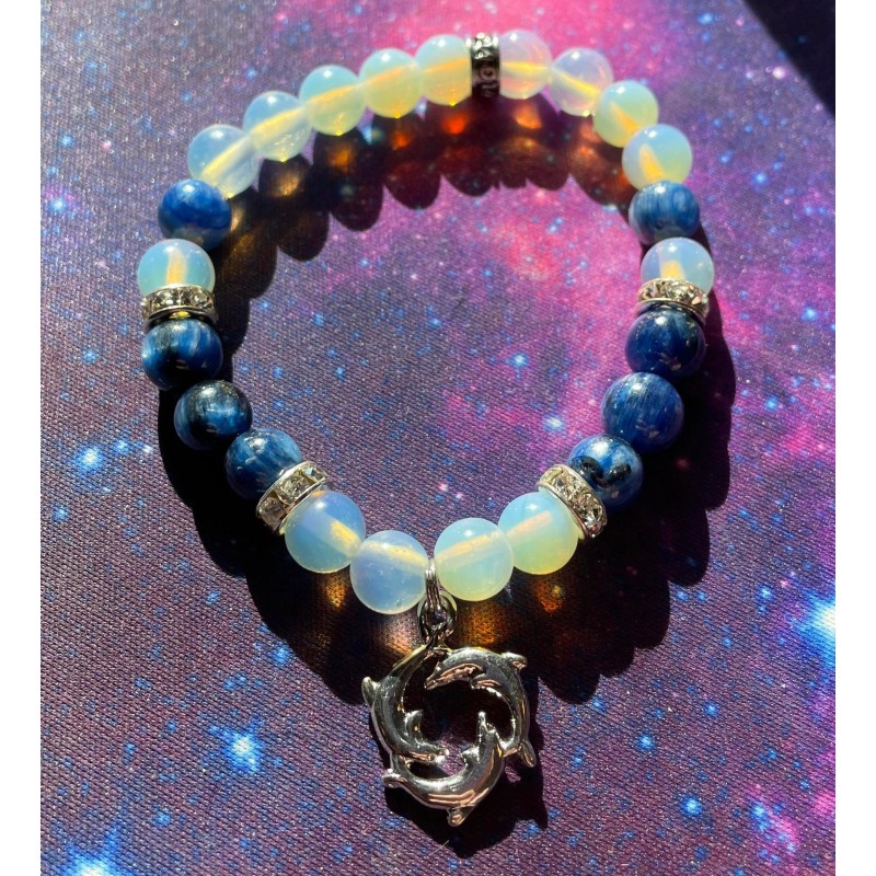 Bracelet Kyanite & Opale Dauphin Bracelet Kyanite & Opale Dauphin