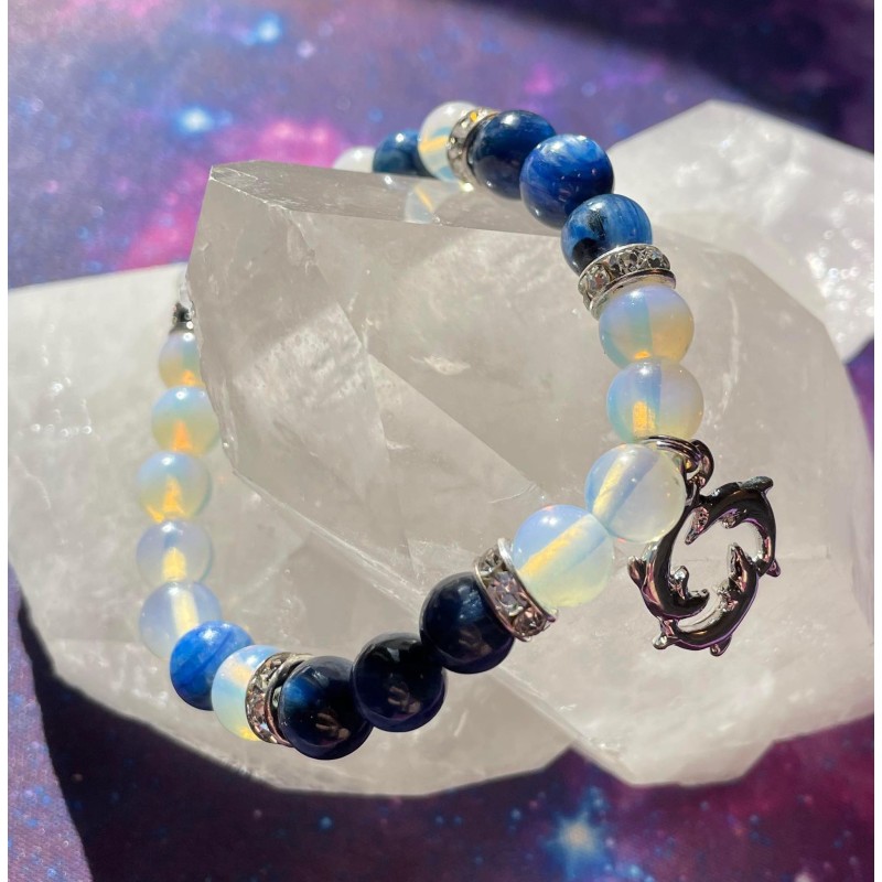 Bracelet Kyanite & Opale Dauphin Bracelet Kyanite & Opale Dauphin