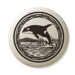 Pottery Totem Pendant: Orca Whale