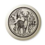 Pottery Totem Pendant: Whitetail Deer 1