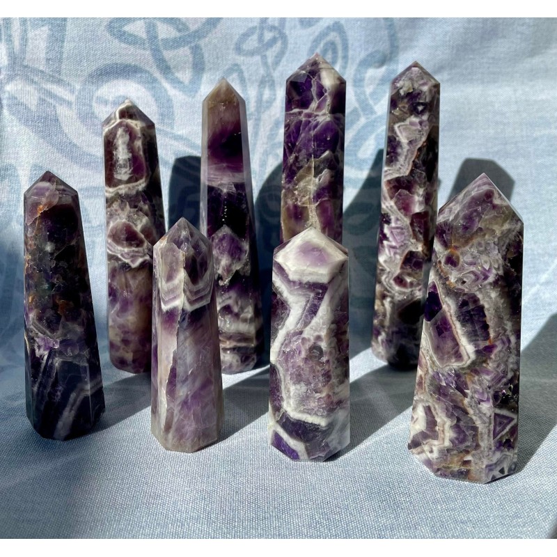 Chevron Amethyst Crystal Point ~ Nourrir l’énergie Chevron Amethyst Crystal Point ~ Nourrir l’énergie