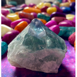 Fluorite Crystal Point B ~ Heal The Healer
