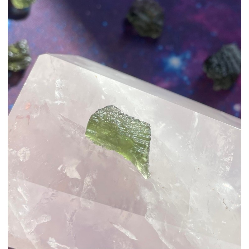 Moldavite Specimen T ~ Spiritual Transformation Moldavite Specimen T ~ Spiritual Transformation