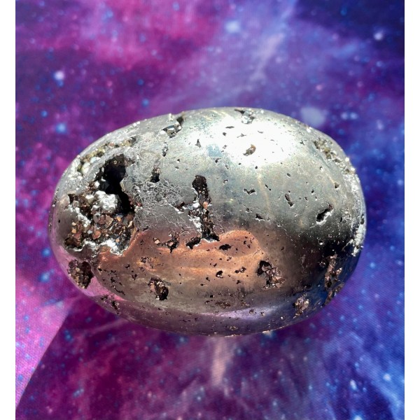 Pyrite Crystal Egg B ~ Pour attirer de nouvelles énergies
