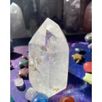 Point cristallin de quartz, grand spécimen ~ Pour un soi supérieur