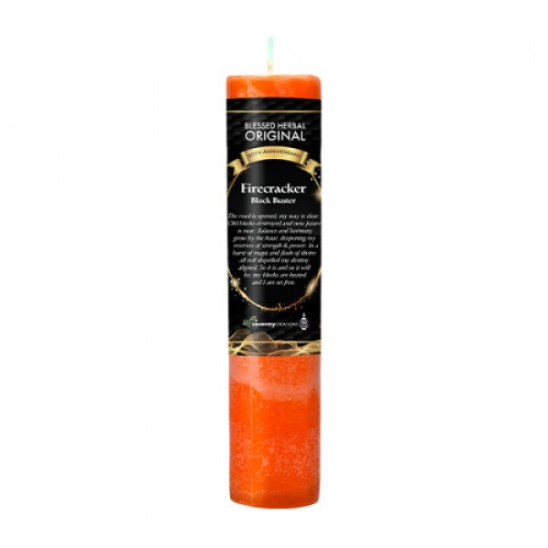 Blessed Herbal Candle - Firecracker - Special Edition Candle