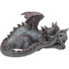 Statue ludique du dragon bleu Statue ludique du dragon bleu