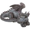 Statue ludique du dragon bleu Statue ludique du dragon bleu
