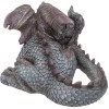 Statue ludique du dragon bleu Statue ludique du dragon bleu