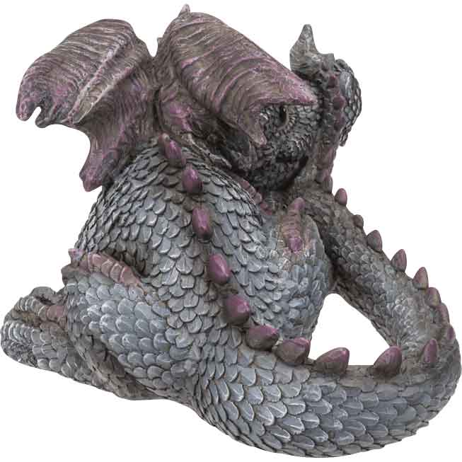 Statue ludique du dragon bleu Statue ludique du dragon bleu