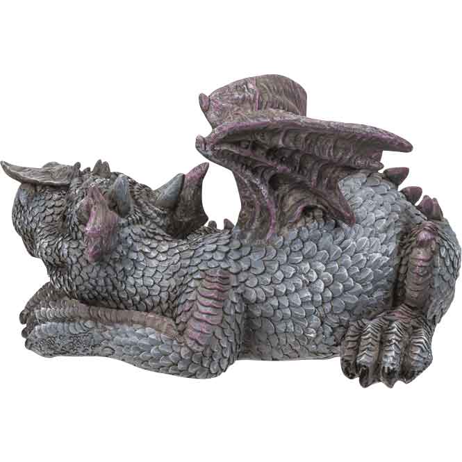 Statue ludique du dragon bleu Statue ludique du dragon bleu