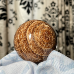Brown Aragonite Sphere A ~ Authenticity