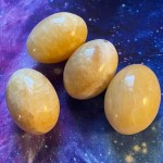 Orange Calcite Gemstone Egg