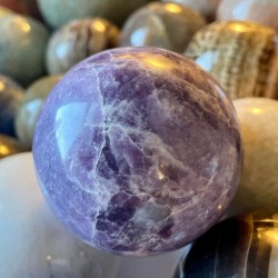 Lepidolite Sphere A ~ For Peace, Grief, Self-Love