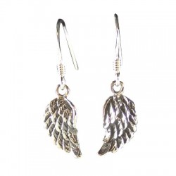 Angel Wing Earrings, Sterling