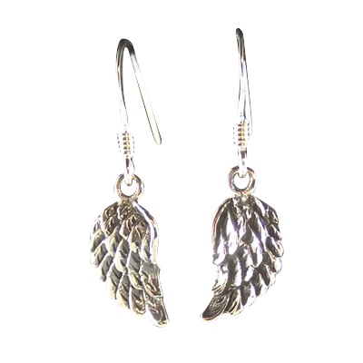 Angel Wing Earrings, Sterling Angel Wing Earrings, Sterling