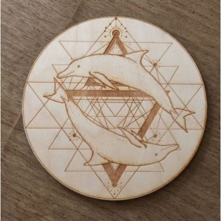Crystal Grid: Dolphin Yantra