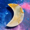 Rainbow Onyx Moon Dish - A Rainbow Onyx Moon Dish - A