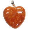 Orchid Calcite Heart Pendant Orchid Calcite Heart Pendant