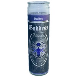 Glass Ritual Candle: Goddess - Lavender