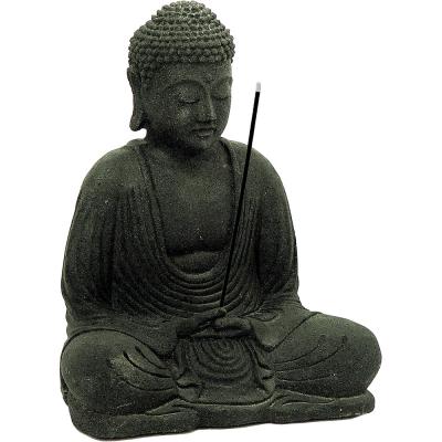 Buddha Statue / Incense Holder, Volcanic Stone Buddha Statue / Incense Holder, Volcanic Stone