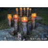 Glass Ritual Candle: Goddess - Lavender Glass Ritual Candle: Goddess - Lavender