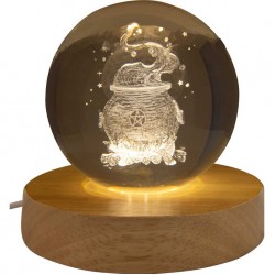 LED Crystal Ball - Cauldron