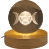 Boule de cristal LED - Triple Lune Boule de cristal LED - Triple Lune