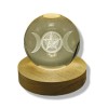 Boule de cristal LED - Triple Lune Boule de cristal LED - Triple Lune
